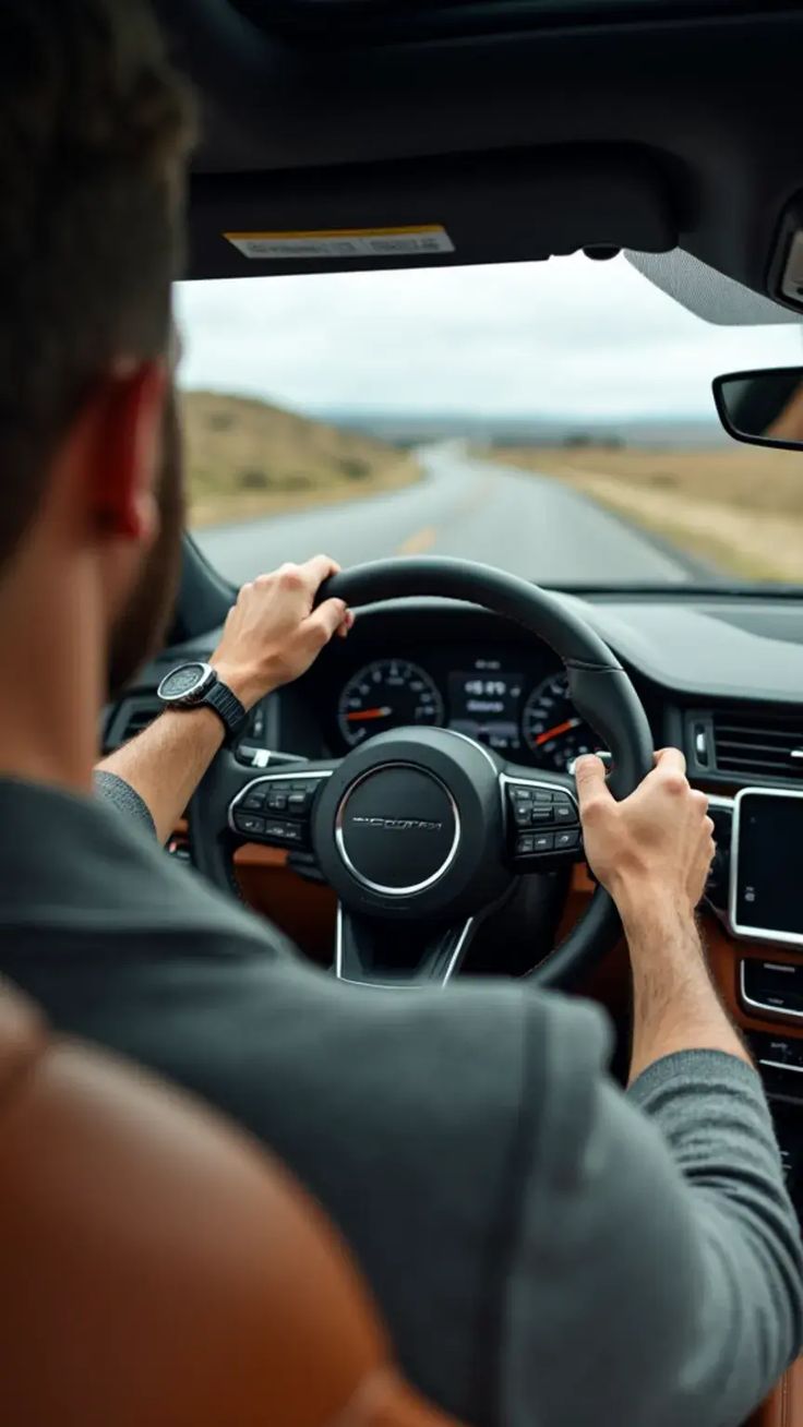 Men Driving_ Open Road Freedom